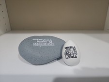 Vintage 2006 Volcom Stone Escramble Promo Stress Ball Set Rock & Egg Y2K Rare picture
