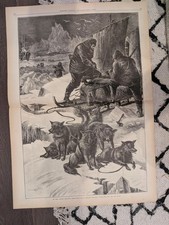 Harper’s Weekly Apr 1 1876 –Indian Trading, Fox Hunting, Arctic Supplement Incl picture