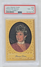 Princess Diana 1993 Press Pass Royal Family #95 PSA Near Mint-Mint 