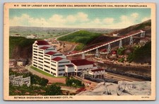 Vintage Coal Breaker Postcard Anthracite Coal Region Pennsylvania picture
