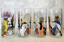 Vintage Vicki Sawyer Bird Glasses Set - 