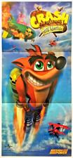 Crash Bandicoot Huge Adventure - GBA Game - Vintage Original Poster Promo 2002 picture