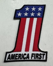PRESIDENT DONALD J. TRUMP AMERICA FIRST USA MAGA EMBROIDERED PATCH NEW πΊπΈβπΌ picture