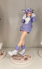 22CM Re Zero Ram Rem Anime Girl PVC Figure Fluffy Pack Collectible New Toy picture