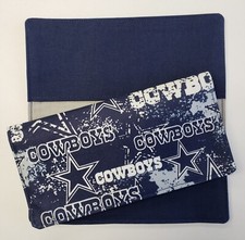 Cotton Fabric NFL Dallas Cowboys Checkbook Cover picture
