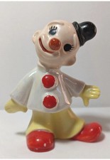 VINTAGE CIRCA 1960`S SMILING CLOWN J.L. CO. Porcelain Made In Japan picture
