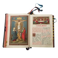 Rare Antique 1920 Missale Romenum First Edition Latin Bible picture