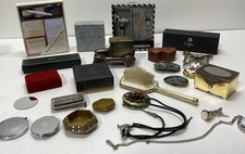Waterford Mixed Collectibles Lot Trinket Boxes Pens Buckles Compacts 23 Pieces picture