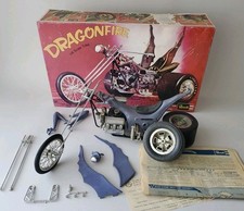 DRAGONFIRE 1976 REVELL 1/8 CHOPPER DRAGON TRIKE CHEVY CORVAIR POWERED 3 WHEELER picture