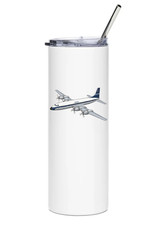 BOAC Bristol Britannia Stainless Steel Water Tumbler with straw - 20oz. picture