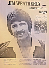 1974 Jim Weatherly Singer Songwriter picture