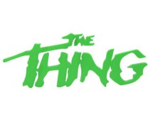 The Thing Horror Movie Logo Sign Display 3D Wall Desk Shelf Art 8