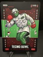 MOD Tecmo Bowl Bo Jackson Battle Arena (2021) #191 Brawl 1st Ed Card picture