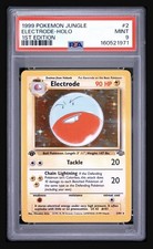 Pokemon 1999 Electrode 2/64 Holo Rare Jungle First Edition Card PSA 9 picture