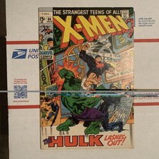 X-Men #66 VG/FN 5.0 Hulk First Appearance in X-Men 1970 Marvel MCU last Orignal picture