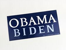 Barack Obama Joe Biden 2008 Presidential Campaign Bumper Sticker 7.5