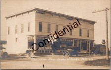 Real Photo Robinson Bros. Store West Chazy NY Adirondacks New York RPPC T28 picture