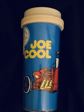 Vtg 1971 Snoopy “Joe Cool” Tumbler Auto Commuter Cup Blue Insulated #2300B picture