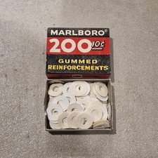 Vintage Marlboro Gummed Reinforcements 174-Pack By Dennison 52-139 For Paper USA picture