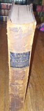 Antique vintage 1899 laws of KANSAS historical history 1800s book decor leather picture