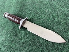 Vintage Garcia Jacques Brazil Stainless Survival Dive Knife Sawback No Sheath picture