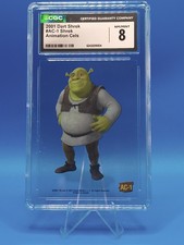 2001 Shrek Dart Flipcards Acetate Ac1  The Ogre( From The  Rookie Card Set ) picture