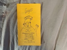 Luigi's Restaurant Menu Hyannis Massachusetts MA 1970's 1980's Vintage picture