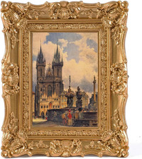 SIKOO 2.5X3.5 Vintage Picture Frame Small Antique Ornate Gold Photo Frame picture