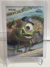 2025 Topps Chrome Disney - Mike Wazowski Mini Diamond Refractor #6 picture