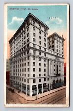 St Louis MO-Missouri, American Hotel, Advertisement, Vintage c1916 Postcard picture