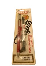 Vintage 1980s Scripto Long Lead Pencil and Lead Pack B319 Red Clear New Unopened picture