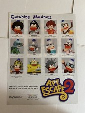 Ape Escape 2 PlayStation 2 Ubisoft Print Ad Poster picture
