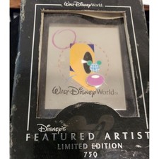 Vintage Disney Pin 29673 Mickey Mouse Cubism Abstract 2004 JUMBO LE 750 Boxed picture