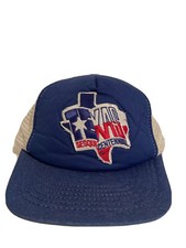 Vintage 1980’s TEXAS SESQUICENTENNIAL MEN'S HAT Truckers Cap Foam Snapback picture