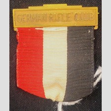 Vintage 1938 German Rifle Club Medal Cuyahoga Civilian Marksmen Assn Shooting picture