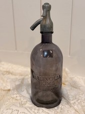 Magnolia Home gray glass soda siphon bottle picture