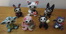Lot of 7 Furrybones Skeleton Figurines picture