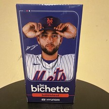 BDA Sports Bo Bichette New York Mets MLB Baseball Boxed Bobblehead QR 2023 picture