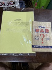 1942 World War II This War If We Win If We Lose Booklet Minneapolis Minnesota🔥 picture