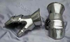 Combat Mitten Gauntlets SCA LARP steel gauntlets medieval gauntlets Gloves picture