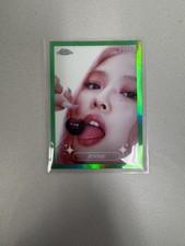 2026 Topps Chrome x Jennie – Chromium Close-Ups #CC6 Green Refractor /99 picture
