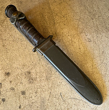B.M. Co. USN Mark 2 Bayonet Knife w/ Scabbard NORD-8114 WW II Original picture