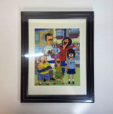 Framed Bob’s Burgers TV Show Print Signed w/ Multiple Autographs picture