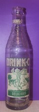 DRINK-O DELICIOUS  10 OZ. SODA POP BOTTLE BOTTLED IN KNOXVILLE TENNESSEE picture