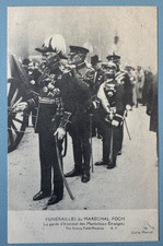 CPA Funeral Honor Guard Maréchal Foch Foreign Soldiers Photo Manual picture
