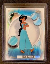 Topps 2026 Chrome Disney Princess Jasmine #82 Aladdin Serial Numbered 17/30 picture