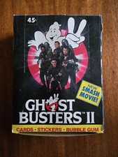 1989 TOPPS GHOSTBUSTERS 2 Movie Trading Cards Full Box 36 Wax Packs picture