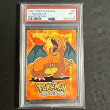 Topps 1999 Pokémon The Movie Die-Cut #6 Charizard PSA 9 English Original picture