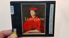 IEI HISTORIC Magic Lantern GLASS Slide MADRID RAPHAEL A CARDINAL picture