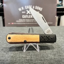 Case XR Barlow, Gorgeous Buck Skin DymaLux Wood, Black G-10 Bolster, SFO, NIB picture